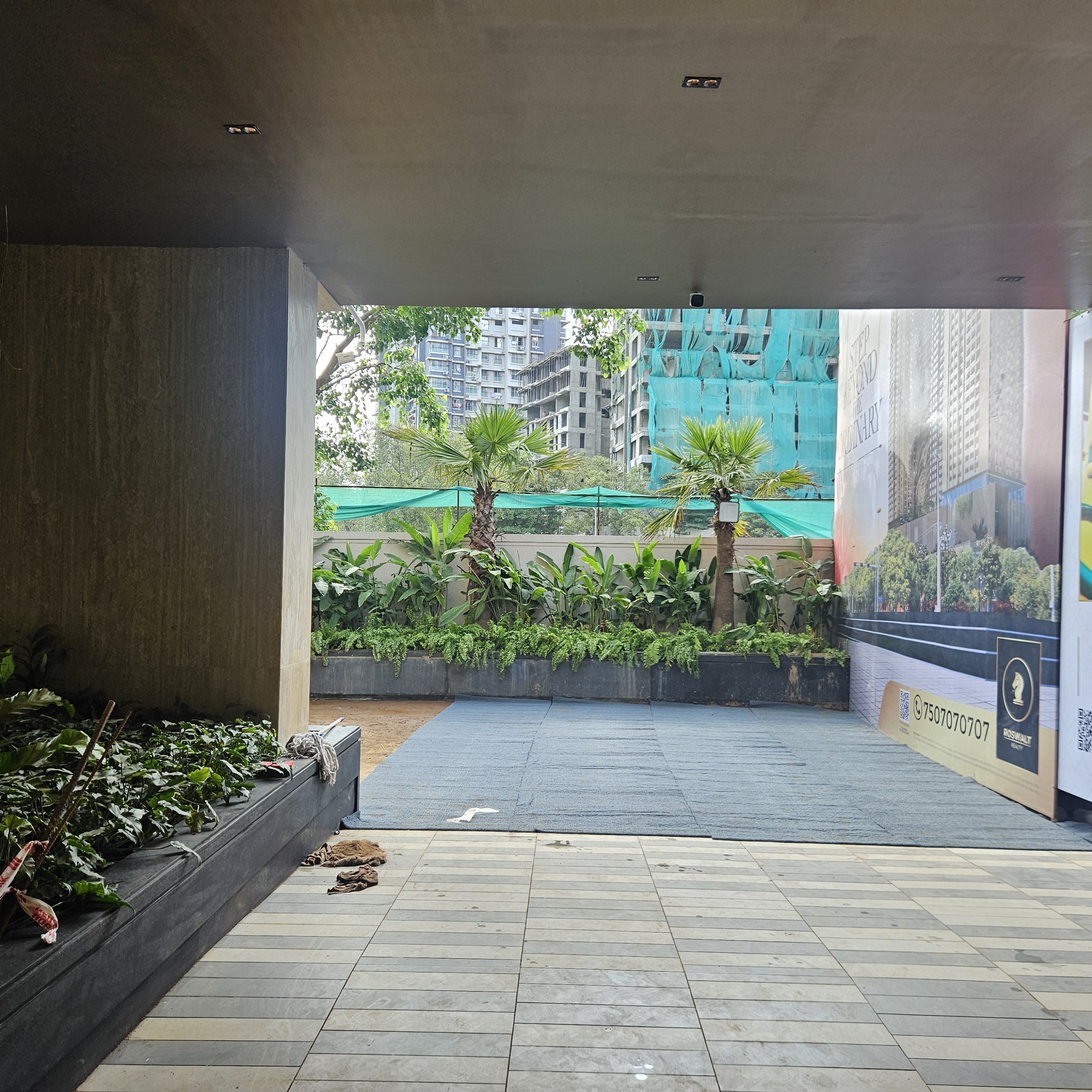 Premium landscape and garden development at Roswalt zaiden residential project